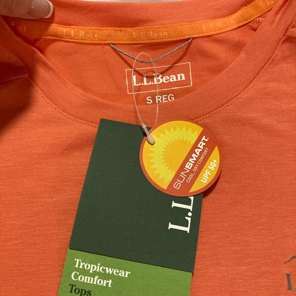 L.L. Bean Tropicwear comfort top women’s size small SUNSMART UPF 50+ brand new! - Picture 2 of 16